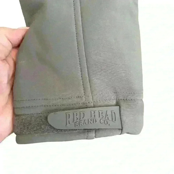 RedHead Softshell Fleece Jacket Men’s Size S Grey Outdoor Hiking Rain Fishing - Picture 5 of 11